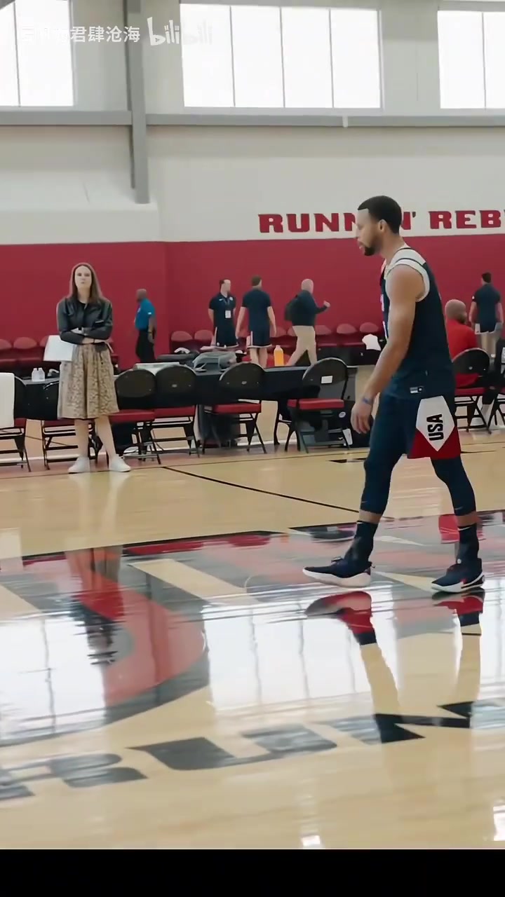 只有欣賞庫里美國男籃時期的logo三分訓練準度過分逆天了