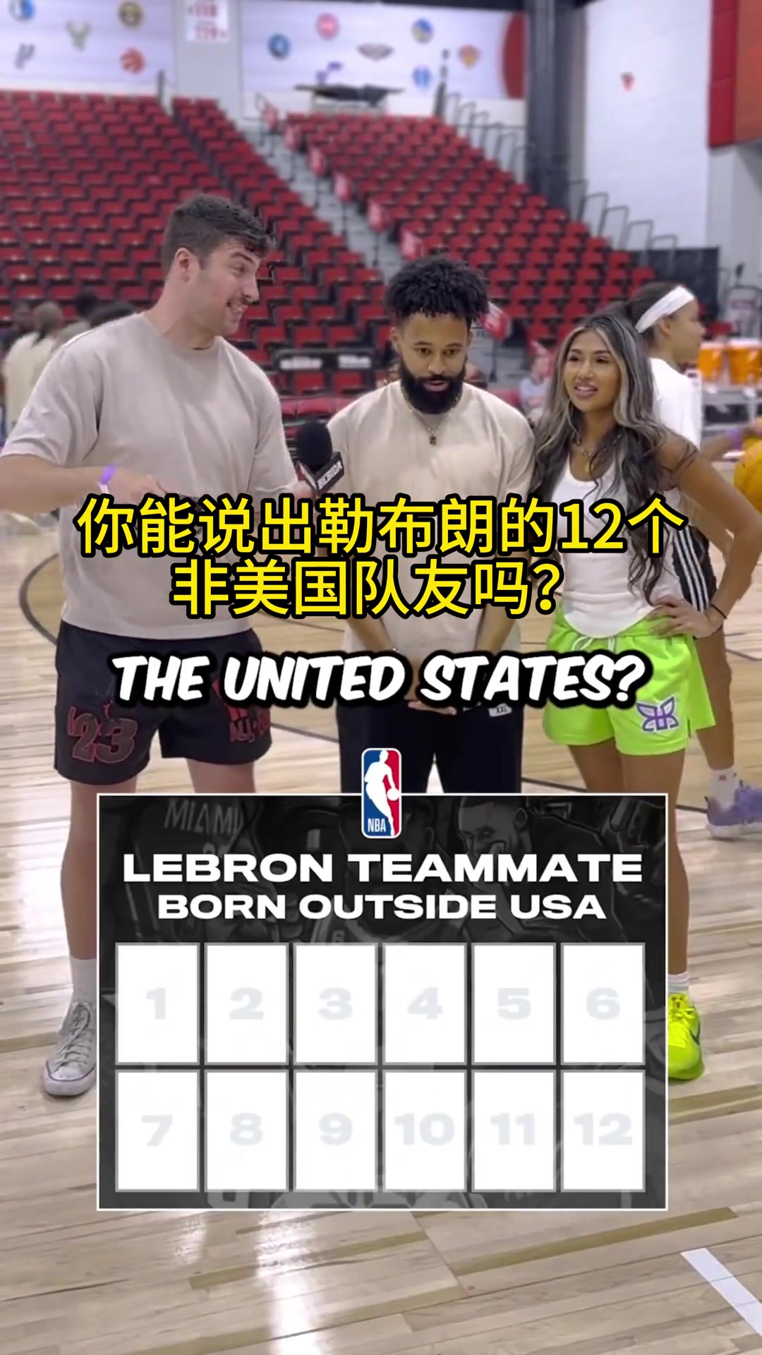 吧友能一口氣說(shuō)出詹姆斯的12個(gè)非美國(guó)籍隊(duì)友嗎
