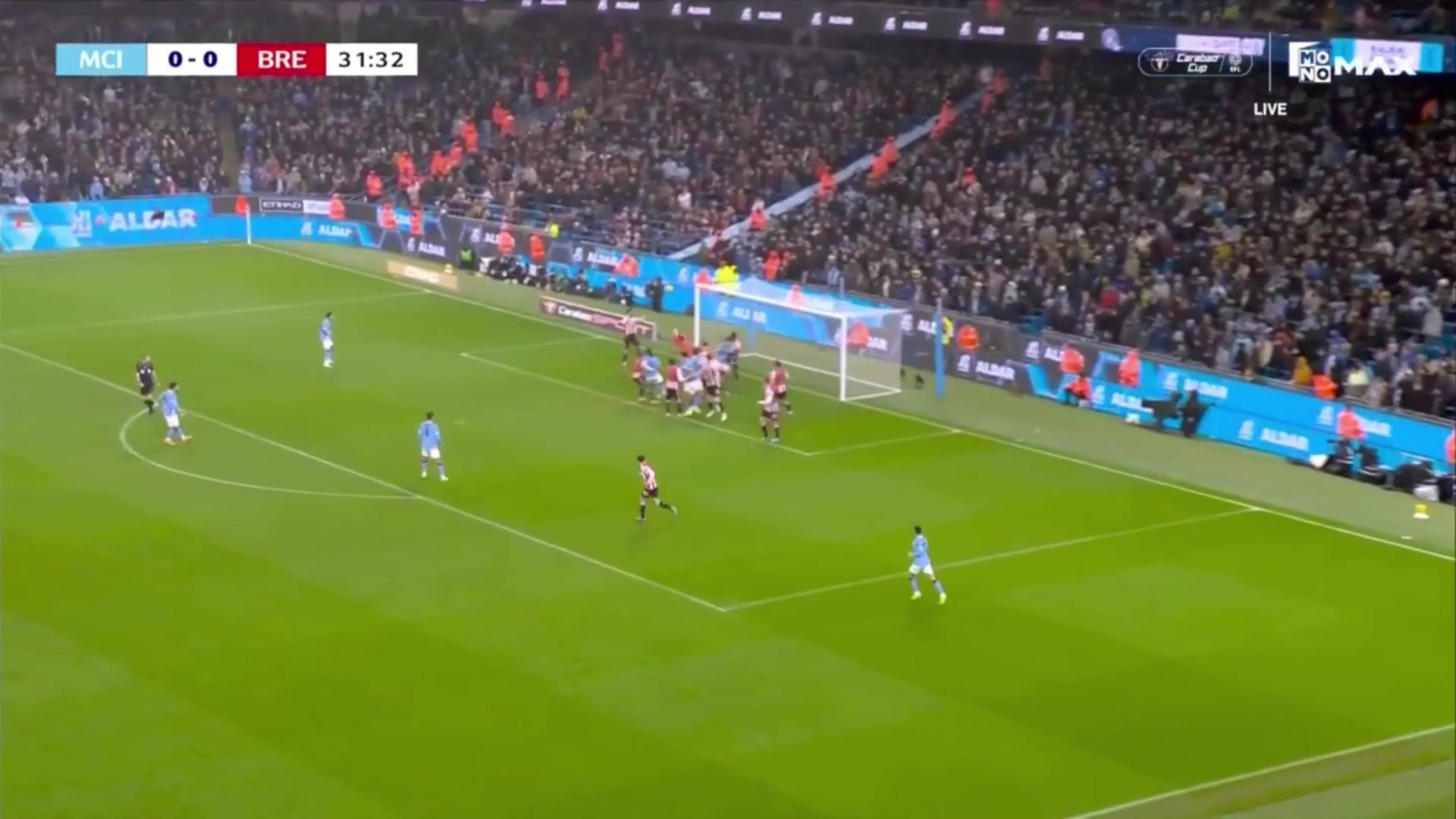 高級貨謝爾基世界波破門曼城1-0領(lǐng)先布倫特福德